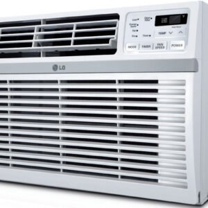LG LW1516ER 15,000 BTU Room Air Conditioner with 11.9 EER, 3.3 Pts/Hr Dehumidification, 800 sq. ft. Cooling Area, Auto Restart, 24 Hr. Timer and Remote Control