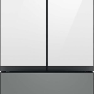 Samsung BESPOKE RF24BB6200AP 36 Inch Counter Depth Smart 3-Door French Door Refrigerator with 24 cu. ft. Total Capacity, AutoFill Pitcher, Dual Auto Ice Maker, Twin Cooling Plus, Wi-Fi Enabled, Customizable Door Colors, ADA Compliant, and ENERGY STAR® Certified: Custom Panel-Ready